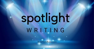 Spotlight Writing is the title visual for techibhai on writing apps and software by Sue-Ann Bubacz