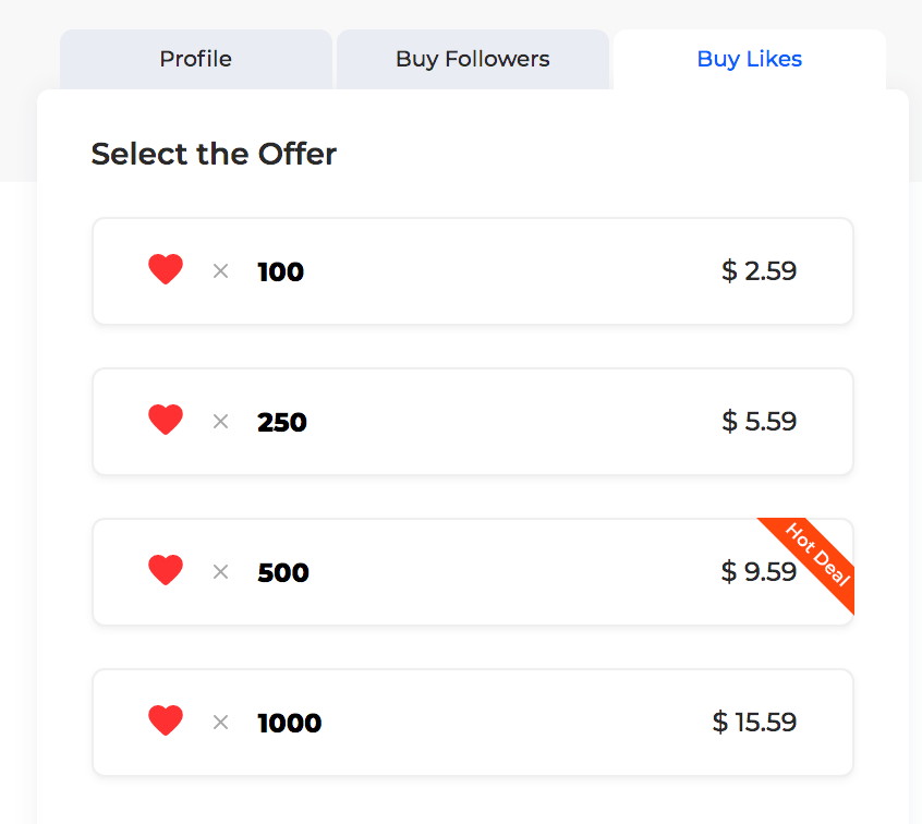 How to buy Instagram likes